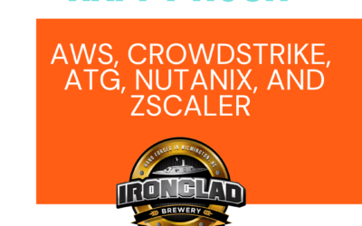 AWS, Crowdstrike, ATG, Nutanix, and Zscaler hosted Happy Hour